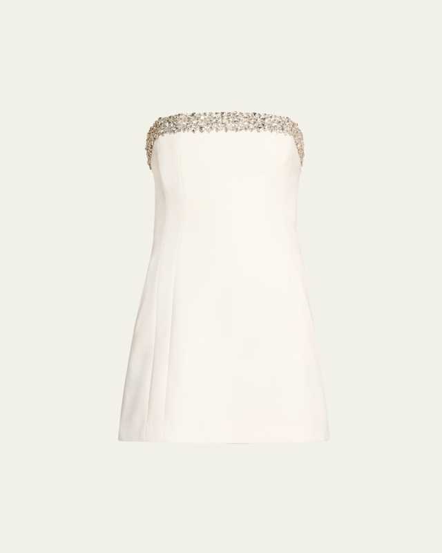 Elsie Embellished Strapless Mini Dress